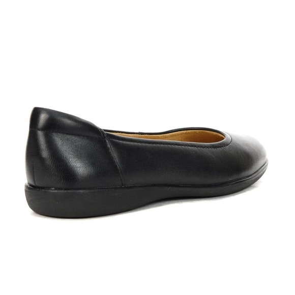 Naturalizer Flexy Black Leather Flats - Picture 3 of 5